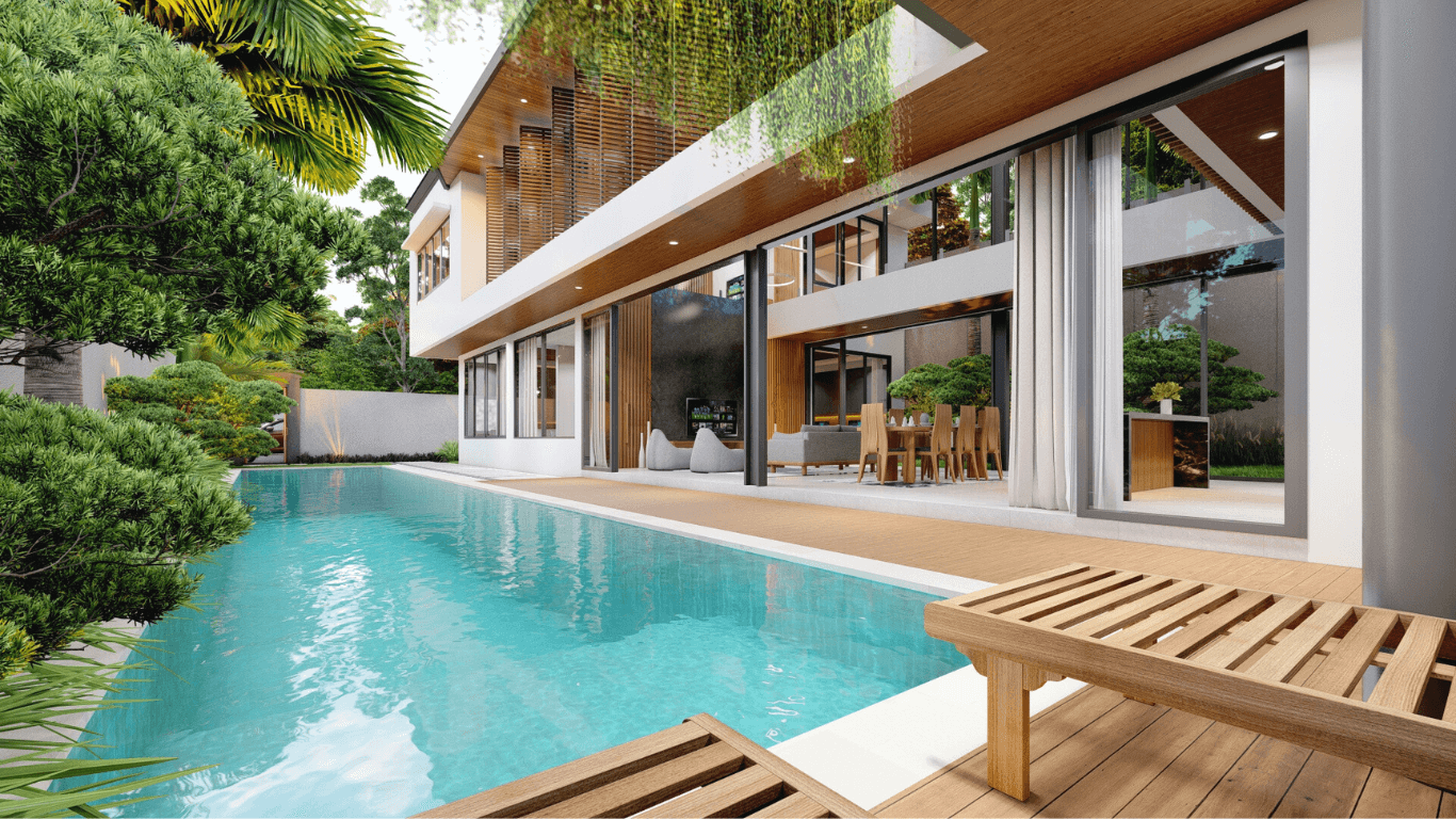 Kolam renang Luxury Villa Bali