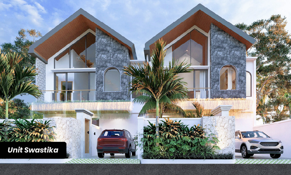 Villa Modern Tropis dengan Struktur Baja Komposit di Bali Samani Villa Pecatu